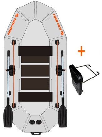 Kolibri Gumicsónak K-290 T Profi fehér, lamellás padló+motortartó