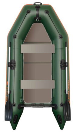 Kolibri Gumicsónak KM-260 P zöld, merev padló