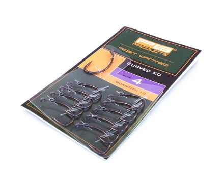 PB Products KD Curved Hook bojlis horog 8-as
