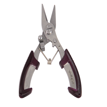 Hell-Cat Olló Scissor for braided line-S/S Claret-red