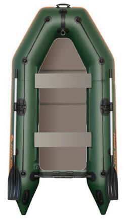 Kolibri Gumicsónak KM-245 P zöld, merev padló