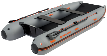 Kolibri Katamarán KM-380CM, szürke, Air-deck padló
