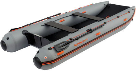 Kolibri Katamarán KM-420CM, szürke, Air-deck padló