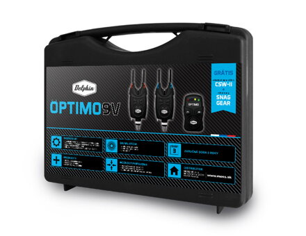 Kapásjelző DELPHIN OPTIMO 9V+CSWII+snag - Zöld