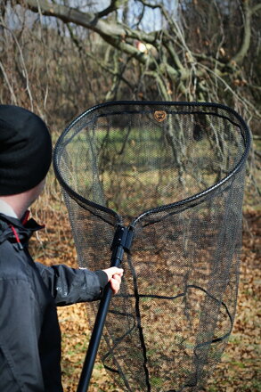 Giants Fishing Deluxe Landing Net Rubber Bojlis Merítőháló 85x75cm