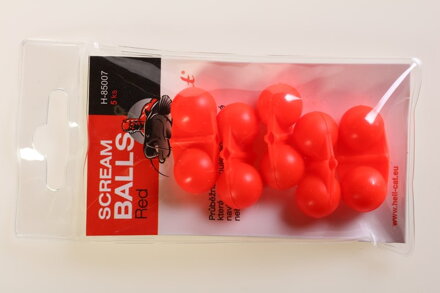 Hell-Cat csörgő Scream Balls Red, 5db