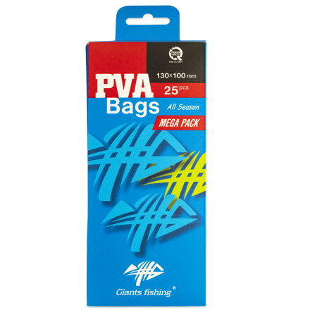Giants Fishing PVA Bags 130 x 100mm , 25db ( mega pack )